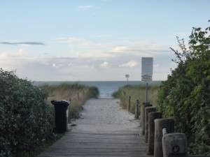 Blick auf den Strand Am Schwarzen Busch auf der Insel Poel